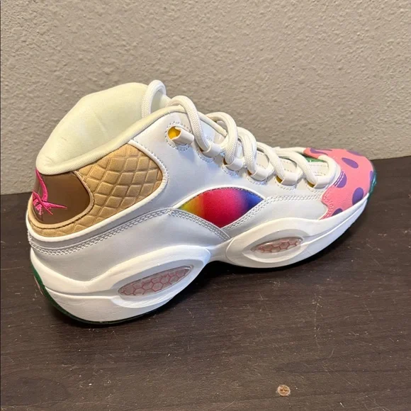 NEW Reebok Question Mid Hasbro Candy Land Basketball Shoes M7/W8.5 - Picture 10 of 15